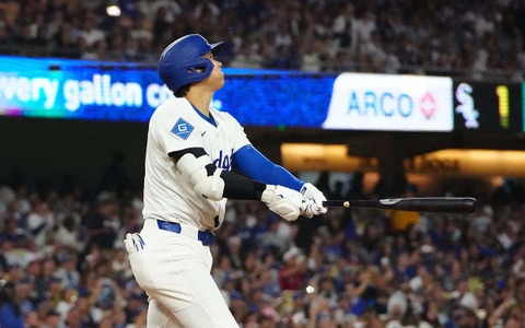 【MLB】大谷翔平、節目の一発は“187キロ”高弾道30号アーチ　米記者驚きのムーンショット「信じられない速さだ」 画像