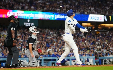 【MLB】大谷翔平、規格外の30号は「高弾道アーチ史上最速弾」　米記者注目の一発「角度36度超えの本塁打で……」 画像