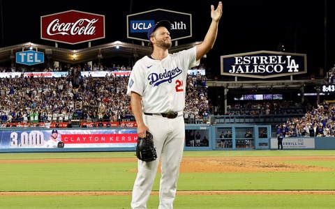 【MLB】「ド軍史上最高の投手」史上20人目偉業のカーショーに指揮官が賛辞　公式はレジェンド左腕に脱帽「殿堂入りを果たす」 画像