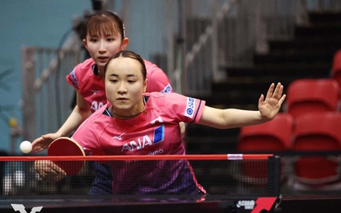 伊藤美誠、早田ひなとの“みまひな”ペア再結成に注目　初戦でインドペアと激突、全日本5連覇の同学年コンビ復活に熱視線【卓球・USスマッシュ】 画像