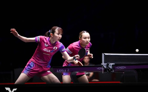 伊藤美誠、早田ひなの“みまひな”ペアが再結成で見せた好連携　欧州ペア撃破で中国勢と対戦の可能性、同学年コンビが上位窺う【卓球・USスマッシュ】 画像