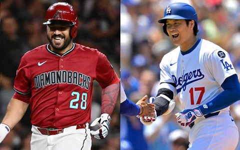 【MLB】スアレスvs.大谷翔平、前日は10分後、今日は7分後に……熾烈極めるナ・リーグ本塁打王争い 画像