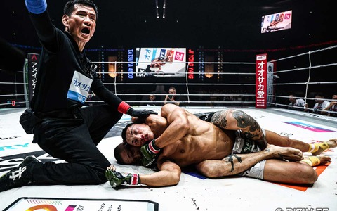 【超RIZIN.4】「爆発力が半端じゃない」安藤達也、“壮絶”な2試合連続チョーク一本勝ち　ヤン・ジヨンはタップ後に失神……衝撃のラスト「救助まで完璧」 画像