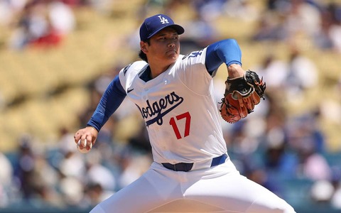 【MLB】「ファンタスティック！」大谷翔平の投球をロバーツ監督称賛　160キロ超え連発で4回8K……「本当にいい球を投げてくれた」 画像
