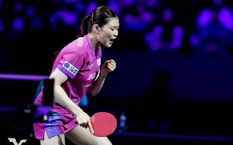 橋本帆乃香、世界女王・孫穎莎から第1G奪取も逆転負け　カットマンが最高峰の舞台で躍動「トップの選手と試合ができて良かった」【WTTチャンピオンズ横浜】 画像
