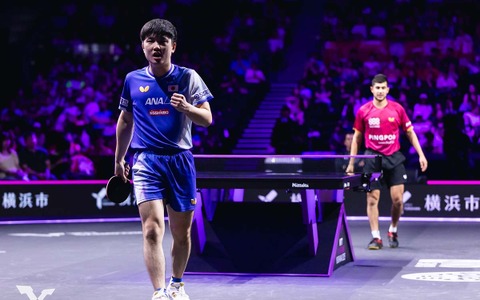 快勝の張本智和、決勝で激突可能性の両雄は「どちらも格上」　日本のエースがアメリカ勢撃破で戴冠に王手【WTTチャンピオンズ横浜】 画像