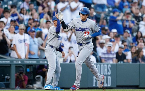 【MLB】44号アーチの大谷翔平、新たな金字塔“リードオフの本塁打数”も更新間近　アクーニャJr.のメジャー記録にあと「1」 画像
