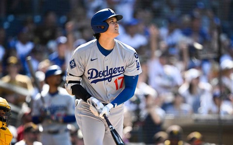 【MLB】大谷翔平、4試合ぶり豪快45号アーチでアクーニャJr.に並ぶ“新たな記録”を更新　2位のムーキー・べッツら抜く 画像