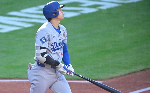 【MLB】46号アーチの大谷翔平、ジャッジを超えた“メジャー史上最速弾”に公式データ部門が注目　「99マイル以上の投球を捉えた打球で……」 画像