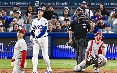 【MLB】大谷翔平、苦手左腕ルザルド攻略“173キロ”ダメ押し51号アーチ　2試合連発で球団最多記録にあと「3」 画像