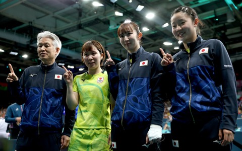“打倒中国”目指す卓球日本女子は「大きな変革期を迎えている」　早田ひな、張本美和、平野美宇の変化に現地メディア注目 画像