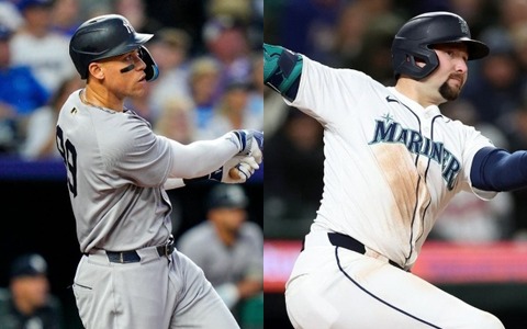 【MLB】ア・リーグMVP争いが一騎打ちで最終局面　ジャッジは「史上最も背の高い首位打者」ローリーは「60本塁打に乗る可能性」 画像