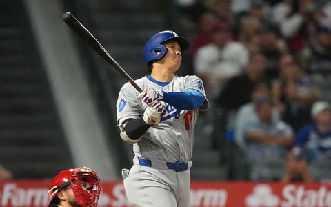 【MLB】大谷翔平「1番投手兼DH」スタメン　“得意の敵地”で本塁打王単独トップの今季54号アーチと2勝目なるか 画像