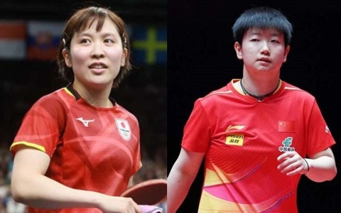 平野美宇、孫穎莎とのマッチアップに公式が熱視線　2023年には壮絶フルゲーム勝利で「ザグレブの再現を果たすか」【チャイナスマッシュ2025】 画像