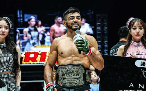 【RIZIN.51】絶対王者サトシ、“鮮烈”チョークでの100秒殺に会場唖然　実況が試合中に“ある暴露”も「実は……」 画像
