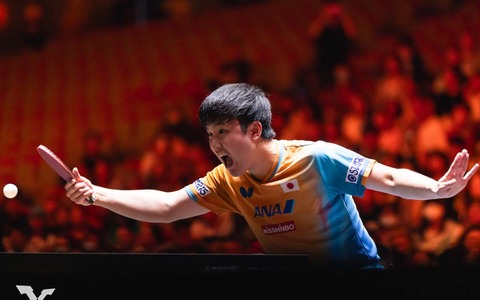 張本智和を衝撃撃破した世界113位は「決して諦めなかった」　予選突破の中国20歳が見せた下剋上に大会公式が賛辞【チャイナスマッシュ2025】 画像