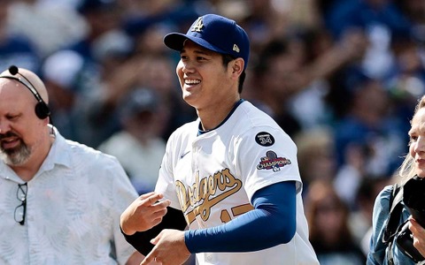 【MLB】大谷翔平、NBAレイカーズのプロモ動画に出演　ウインクする演技が話題……「次は真美子さんと一緒に」とファンからは“共演”望む声も 画像