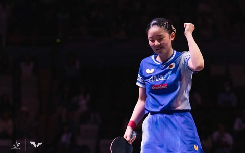 張本美和、現地メディアが振り返る中国撃破＆団体金奪取　世界女王・孫穎莎相手の逆転勝ちで「精神力とレベルの高さを証明」【アジア卓球選手権】 画像
