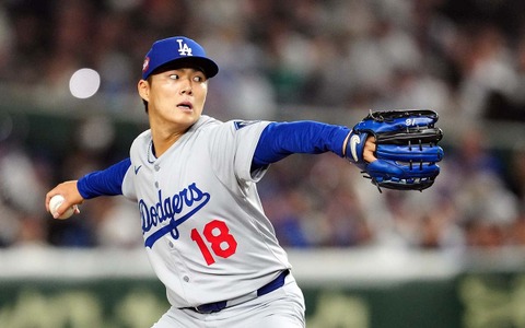 【MLB】ドジャース救った山本由伸、ポストシーズンで成し遂げた“歴史上初の快挙”　米データ会社が注目「3試合連続の登板で……」 画像