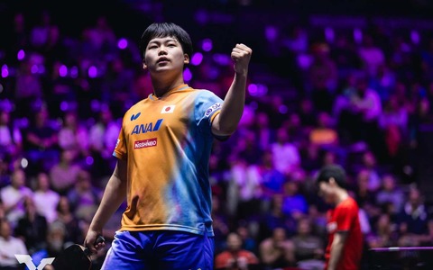 松島輝空、殊勲の準Vに中国メディアも熱視線「日本卓球界の期待の星」　“完全アウェー”で見せた圧巻プレーに仏選手も脱帽【WTTチャンピオンズ・モンペリエ】 画像