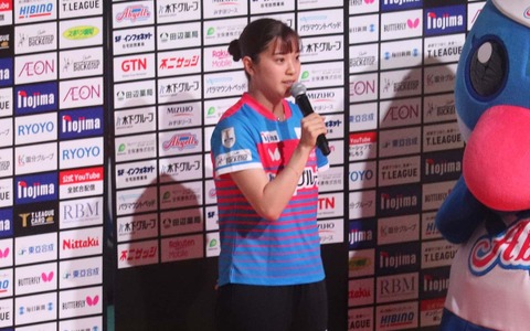 23歳・長﨑美柚が放つ“潤滑油”としての存在感　「60-60」達成のサウスポーが見据える高み「一つずつ階段を登っていく」【Tリーグ】 画像