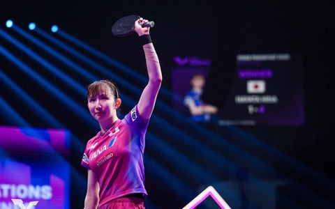 早田ひな、世界10位に再浮上のエースに中国メディアも熱視線「格別な意味を持つ」　苦境乗り越えたサウスポーに称賛 画像