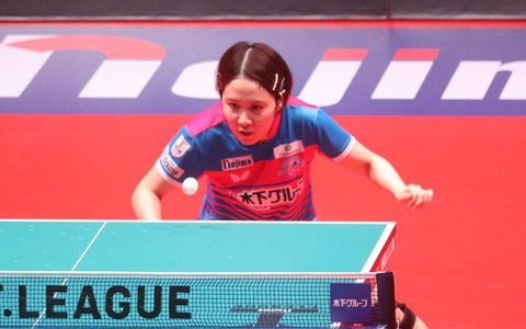 平野美宇、2戦連続VM勝利の主将がカットマン撃破を振り返る　史上2人目の快挙達成も「100勝を目指したい」【Tリーグ】 画像