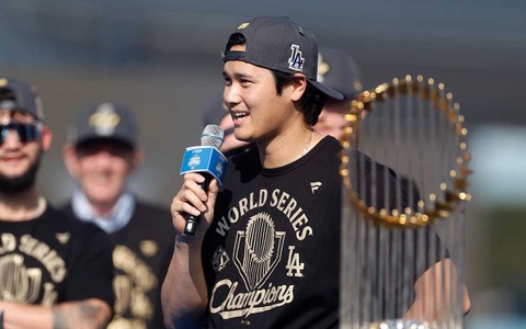 【MLB】4度目MVPの大谷翔平……ライバルのソトとシュワーバーに「競い合えたことが良かったと思う」と感謝伝える 画像