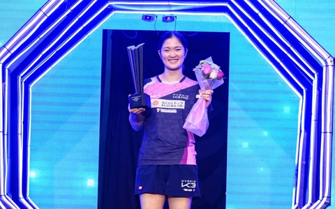 「キハラが素晴らしいパフォーマンス」木原美悠の今季初優勝に大会公式が賛辞　存在感発揮の21歳を称賛「2026年の飛躍が期待」【WTTマスカット】 画像