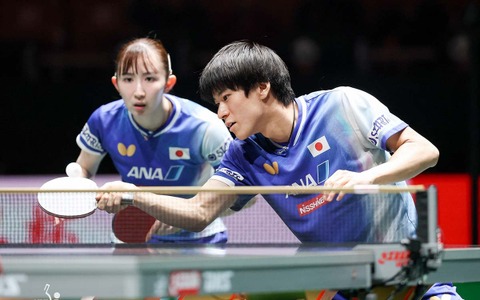 戸上隼輔・早田ひなペアがクロアチア戦で1番手起用　張本美和、張本智和がエース起用で3連勝を狙う【卓球・ITTF混合団体W杯2025】 画像