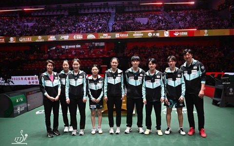 「大会史上最も接戦」韓国が強国相手に繰り広げた“8－7”の激闘　大会公式がフランス撃破に賛辞「希望を打ち砕いた」【卓球・ITTF混合団体W杯】 画像
