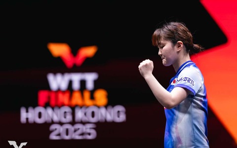 大藤沙月がカットマン・橋本帆乃香を圧倒　注目の日本人対決を“4－0ストレート勝ち”で制し準々決勝進出【WTTファイナルズ香港】 画像
