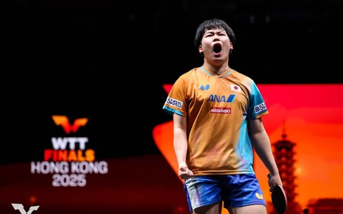 松島輝空とフルゲーム激闘の世界1位・王楚欽は「敗北寸前だった」　王者が認めた18歳のポテンシャル「前半は何もできなかった」【WTTファイナルズ香港】 画像