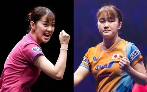 長﨑美柚は世界女王・孫穎莎と、大藤沙月は新星サウスポー・蒯曼と激突　同士討ちを制した日本女子2選手は中国撃破なるか【WTTファイナルズ香港】 画像