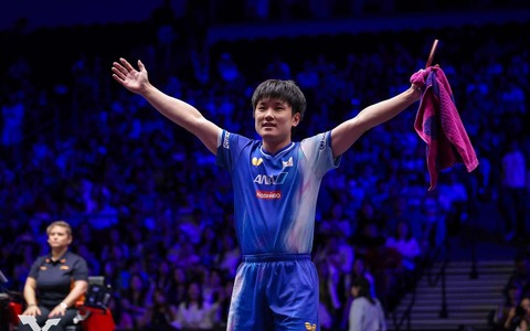 「世界1位が3連敗」張本智和、圧巻の林詩棟撃破に中国メディア驚愕　大会公式も決勝進出のエースを称賛「大きな役割」【卓球・USスマッシュ】 画像