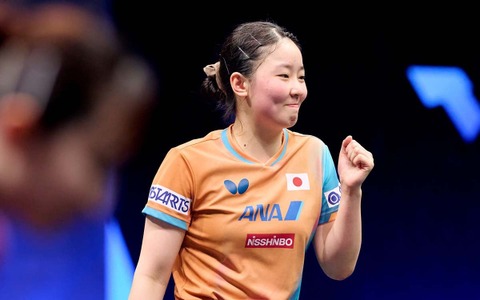 張本美和が日本勢最高位の6位、伊藤美誠が9位、早田ひなが10位　トップ100は変動なし｜卓球女子世界ランキング（2025年第52週） 画像