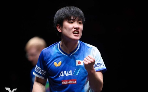 張本智和が“天敵”F・ルブランに連勝し日本勢唯一の4強入り　張本美和は世界4位・陳幸同と激闘もフルゲーム惜敗【WTTチャンピオンズ・ドーハ】 画像