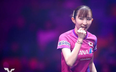 4連覇を狙う早田ひな、好調カットマン佐藤瞳に完勝　準決勝では木原美悠と激突……2023年決勝の再現【全日本選手権2026】 画像