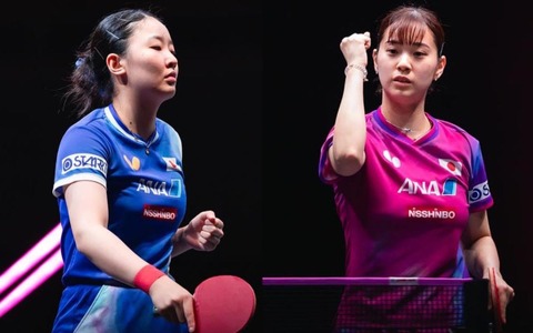 張本美和、17歳が挑む“全日本4冠”の可能性　長﨑美柚との女子ダブルスは強豪ひしめく大混戦　松島輝空との王者ペアでも戴冠狙う 画像