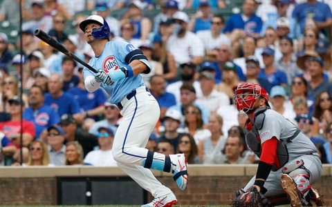 【MLB】“怪物揃い”の右翼手部門、鈴木誠也が7位でトラウト超え……コンバートのジャッジがトップに選出　公式サイトのポジション別ランキング 画像