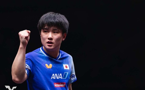 張本智和が4位浮上、松島輝空は7位に　戸上隼輔も19位へランクアップ　カルデラノが林詩棟を抜き2位に｜卓球男子世界ランキング（2026年第7週） 画像
