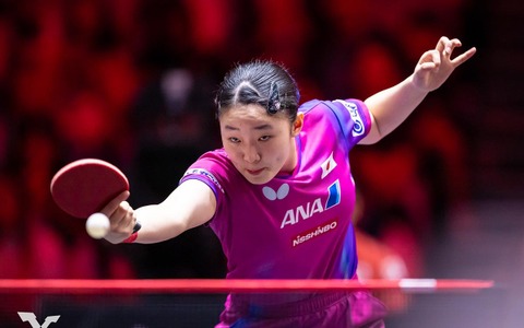 張本美和、存在感高める17歳を中国メディアが警戒「手強いライバル」　大藤沙月との直接対決は「日本の若き才能同士の戦い」【シンガポールスマッシュ】 画像