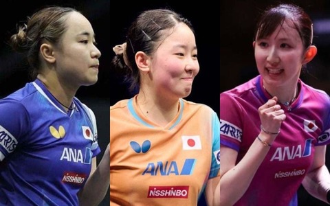 張本美和が日本勢トップの8週連続6位、伊藤美誠が9位、早田ひなが10位｜卓球女子世界ランキング（2026年第1週） 画像