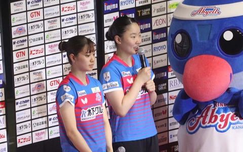 単全勝の“女王”張本美和、サウスポー・長﨑美柚らがベンチ入り　KA神奈川が連覇へ首位通過なるか　POをかけた戦いに臨む【Tリーグ】 画像