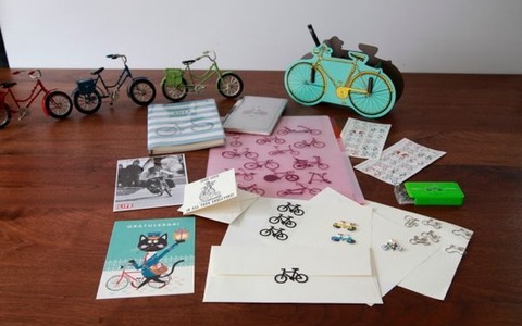 自転車をモチーフとした雑貨オンラインショップ 画像