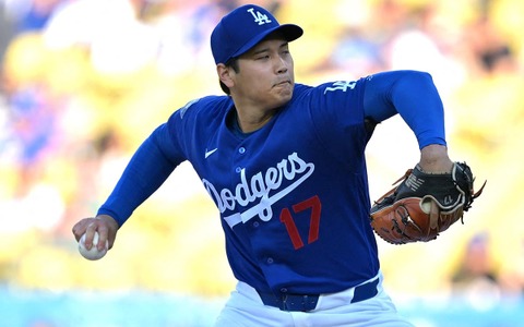 【MLB】古巣相手に奪三振ショーの大谷翔平は「サイ・ヤング賞を獲れる？」　記者からの質問にロバーツ監督の答えは…… 画像