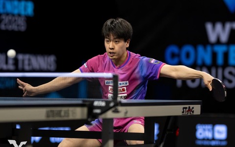 国際大会準Vの篠塚大登が30位　張本智和が4位、松島輝空は8位を維持　吉村真晴が41ランクアップの急上昇｜卓球男子世界ランキング（2026年第14週） 画像