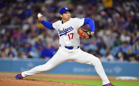 【MLB】大谷翔平が投じた「驚異の1球」　“外角方向に45センチ”横断したスプリットに公式注目「この変化量よ……」 画像