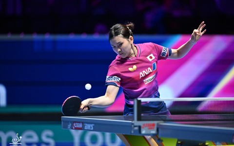 張本美和が6位、伊藤美誠が10位　W杯8強入りの橋本帆乃香が14位　上位は孫穎莎ら中国勢がトップ3維持｜卓球女子世界ランキング（2026年第15週） 画像
