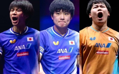 卓球日本男子がW杯で放った存在感　王者と激闘の松島輝空が殊勲の銀メダル、張本智和＆戸上隼輔も奮闘でトップ3が進化の跡 画像